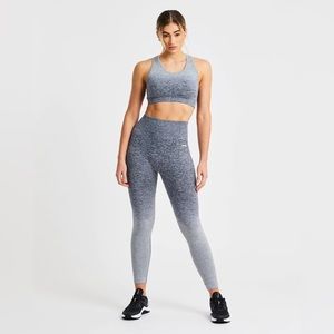 AYBL Pulse Ombre Seamless Leggings Size Small Grey Marl